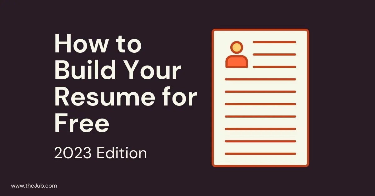 Image for How to Build a Resume for Free in 2023 article